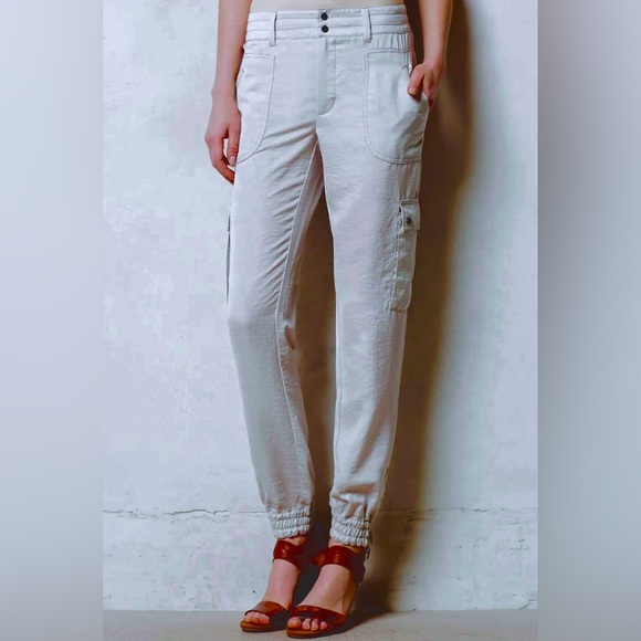 Anthropologie Elevenses Aubrey Cargo Pants 12 Tall EUC - Picture 1 of 11